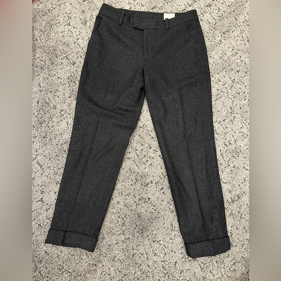 Club Monaco wool blend tweed straight leg pants| size 0 - Picture 1 of 6